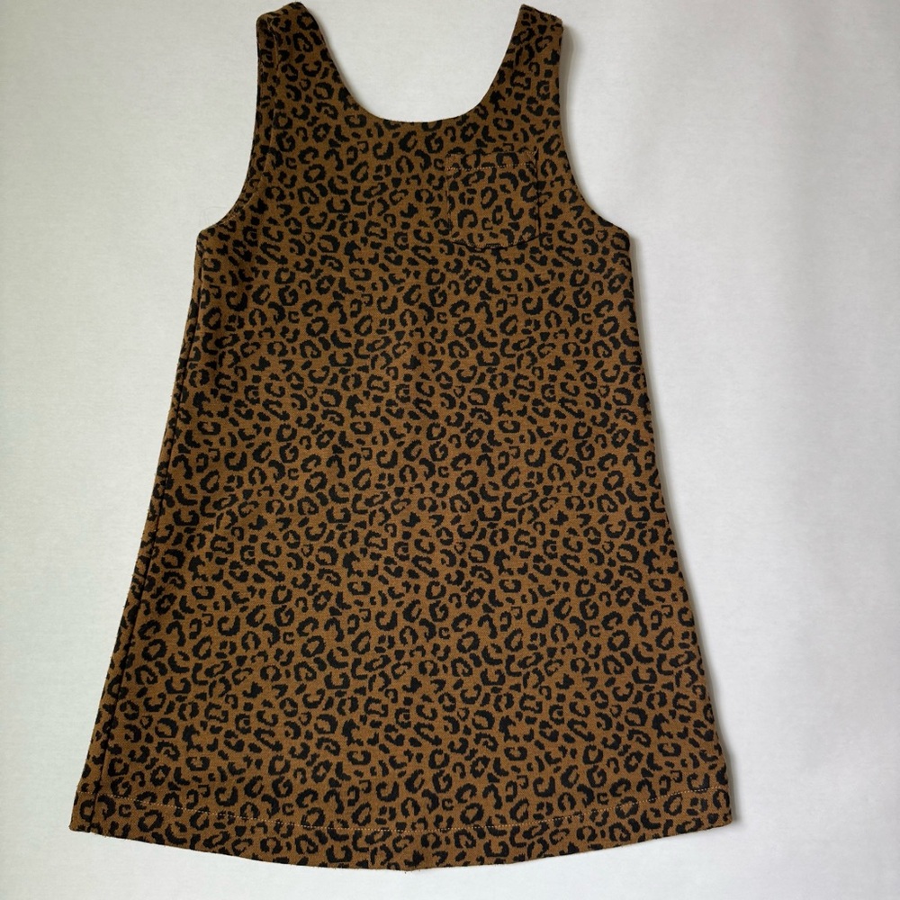 Girl’s Leopard Print Sleeveless Dress